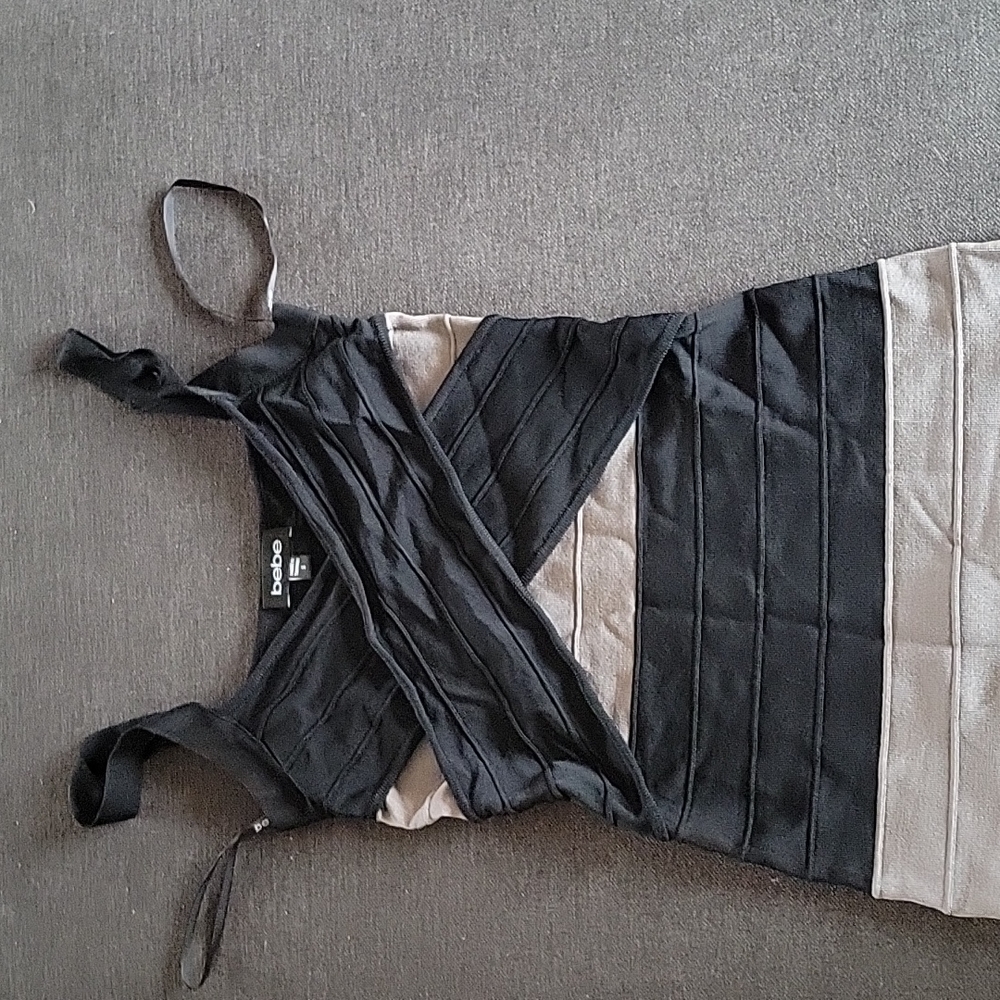 Bebe Fitted Mini Dress. Size small. Like new.